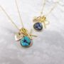 30th Birthday Gold Vermeil Plated Birthstone Necklace, thumbnail 1 of 6
