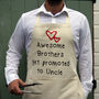 Brother To Uncle Cooking Apron, thumbnail 1 of 2