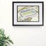 Cardiff City Ninian Park Stadium Art Print, thumbnail 1 of 3