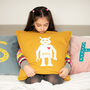 Personalised Robot Cushion Cover, thumbnail 3 of 3