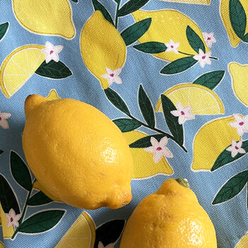 Sorrento Lemons Organic Cotton Tea Towel, 7 of 9