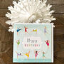 Ice Skating Birthday Card, thumbnail 3 of 5