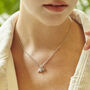 Friendship Stars Necklace In Silver Or Gold Vermeil, thumbnail 2 of 5