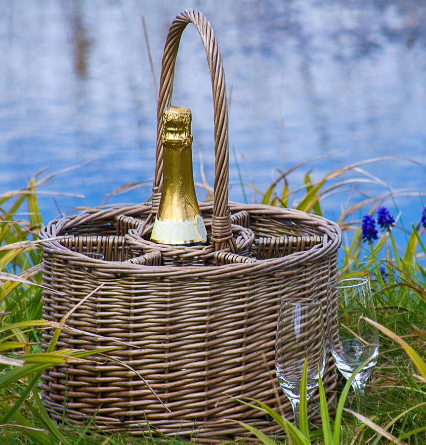 Personalised Garden Party Basket By Eaton Hampers & Basketware