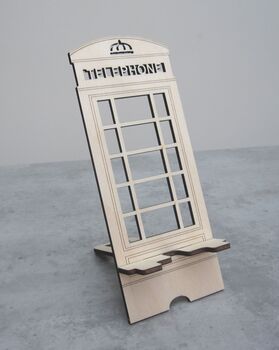 Personalised Retro Phonebox Smartphone Stand, 2 of 5