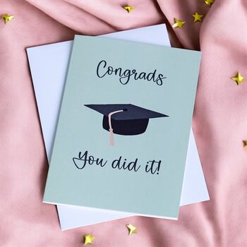 Graduation Card Congrats You Did It, 2 of 2