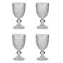 Set Of Four Baroque Glass Wine Goblets, thumbnail 2 of 6