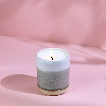 Handmade Rose Calming Ceramic Soy Candle, 4 of 4