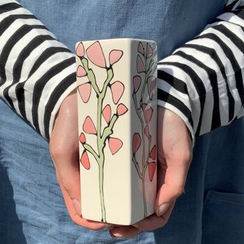 Personalised Small Square Vase In Various Designs, 4 of 10