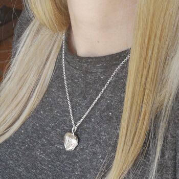 Silver Heart Locket Necklace, 2 of 8