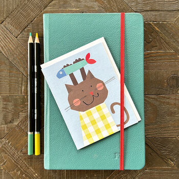 Mini Cat And Fish Card, 5 of 5