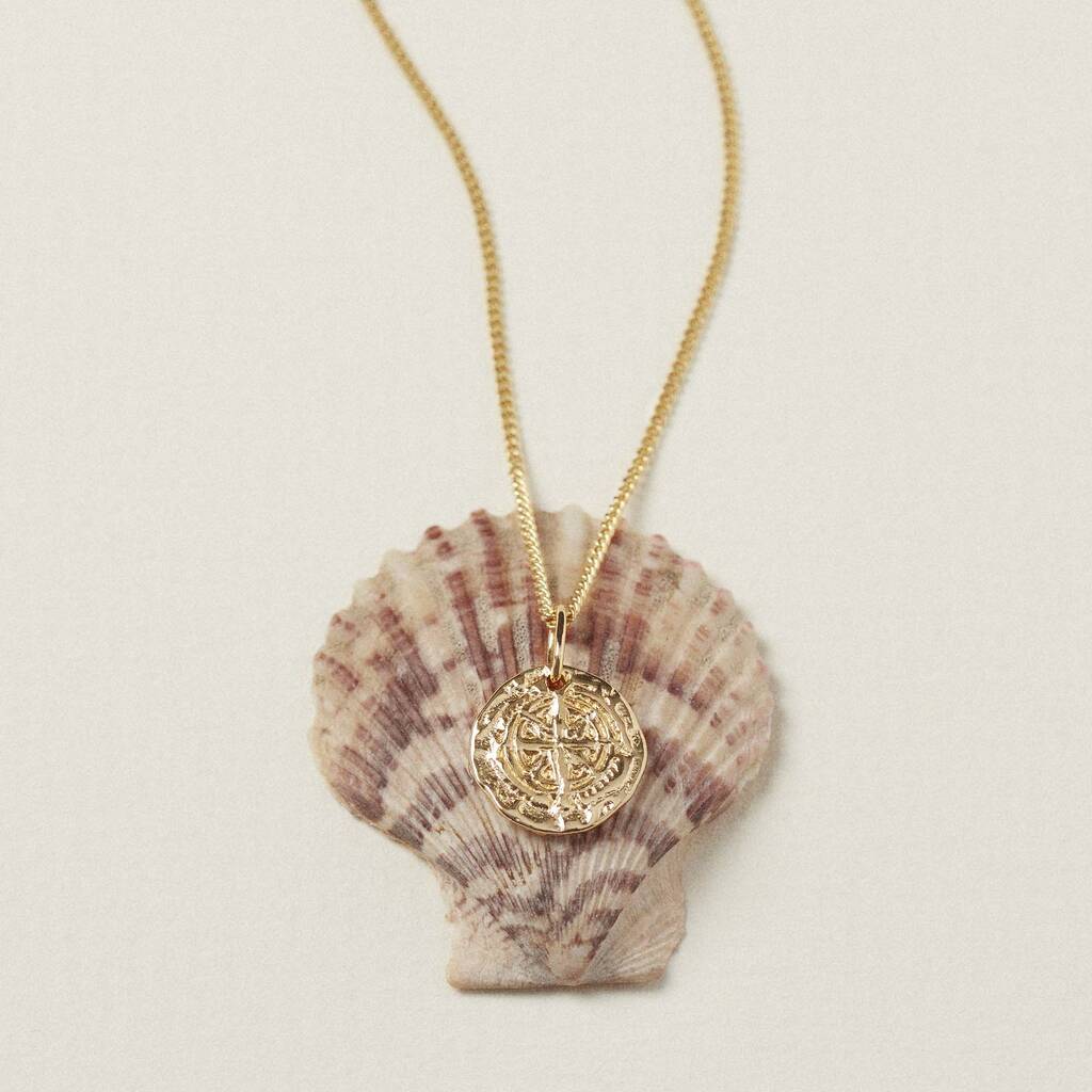 Guiding Star Necklace Silver Or Gold Vermeil Plated, 1 of 7