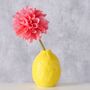 Summer Zest Lemon Shaped Mini Vase, thumbnail 1 of 4