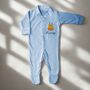 Personalised Giraffe Embroidered Sleepsuit, thumbnail 2 of 2