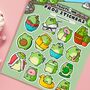 Frog Sticker Sheet | Cute Stickers, thumbnail 2 of 5