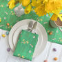 Easter Daffodil's Linen Napkin Crackers, thumbnail 7 of 9