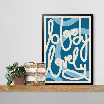 Bloody Love, Poster Print, Kitchen Wall Art, Wall Art Print, Fun Typography Print, Colourful Art, Home Decor, A5, A4, A3, A2, A1, 2 of 8
