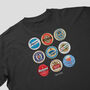 Man City Beer Mats Oversized T Shirt, thumbnail 6 of 10