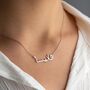 Sterling Silver Arabic Name Necklace, thumbnail 1 of 7