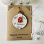 1st Christmas New Home 2023 Bauble Card, thumbnail 2 of 3