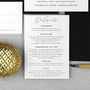 'The Chloe' Modern Calligraphy Wedding Invitation, thumbnail 6 of 8