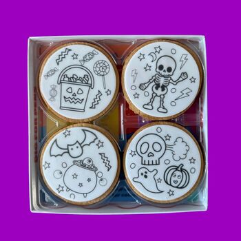 Halloween Colour Me Biscuit Set, 4 of 5