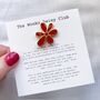 The Wonky Daisy Club Pin Badge | You Are Enough / Positive Gift For Mum, Sister Or Friend, thumbnail 1 of 11