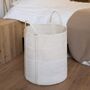 Natural Cotton Rope Storage Basket Beige And White, thumbnail 3 of 4