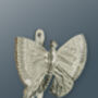 Brass Butterfly Door Knocker Nickel Finish, thumbnail 1 of 4