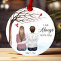 Memorial Ornament Christmas Bauble – I’m Always With You Personalised Remembrance Decoration, thumbnail 1 of 5