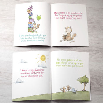 First Fathers Day Personalised Book, 5 of 8