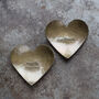 Personalised Gift. Bronze Heart Dish, thumbnail 3 of 5