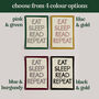 Eat Sleep Read Repeat Book Print, thumbnail 3 of 12