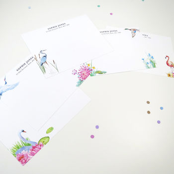 Water Birds Personalised Correspondence Cards, 2 of 11