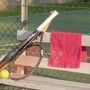 Personalised Pink Embroidered Tennis Towel, thumbnail 1 of 2