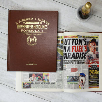 Personalised Formula One History Gift Book, 2 of 7
