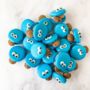 Cookie Monster Themed Macarons, thumbnail 1 of 6