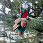 Personalised Dachshund Christmas Tree Decoration, thumbnail 2 of 2