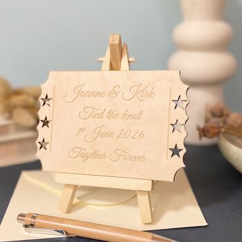 Personalised Wedding Keepsake Card, 9 of 10