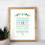 Special Baby Details Personalised Print, thumbnail 1 of 6