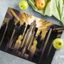 Art Deco Textured Glass Chopping Board Design Three, thumbnail 5 of 8