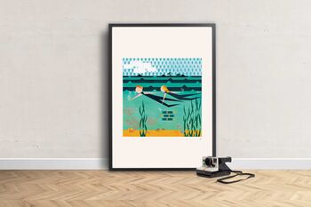 Limited Edition Sea Swimmers A2 Giclée Art Print, 5 of 7