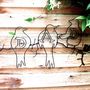 Dad Wire Wall Art Sign, thumbnail 2 of 7