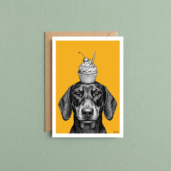 Dachshund Birthday Card, 2 of 6