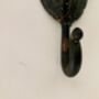 Black Distressed Cow Coat Hook Bathroom Kitchen Décor, thumbnail 5 of 6