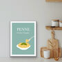 Penne For Your Thoughts Kitchen Print, thumbnail 1 of 2