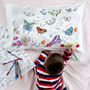 Butterfly Pillowcase Kit + 10 Pens, Colour In And Learn, thumbnail 4 of 5