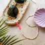 Sunglasses Chain With Floral Beads, thumbnail 5 of 7