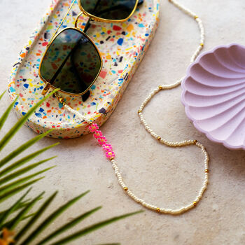 Sunglasses Chain With Floral Beads, 5 of 7