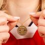 Arsenal Football Club Gold Finish Crest Necklace, thumbnail 1 of 9